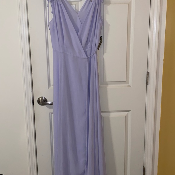 Eva Mendes women’s maxi dress lavender new - Picture 1 of 2